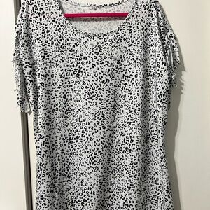 Leopard Print Women's Top